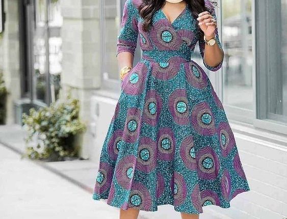 AFRICAN PRINT DRESSES (2)