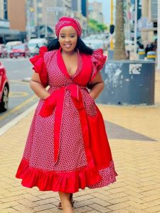 +5 Fabulous South African Shweshwe Dresses Styles - Shweshwe 4u