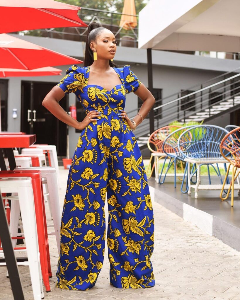 ankara jumpsuit for baby girl