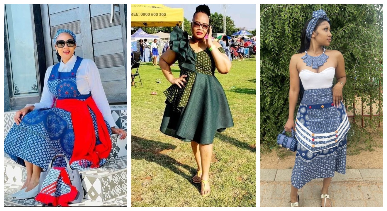 Shweshwe Dresses For Makoti 2020 - shweshwe 4u