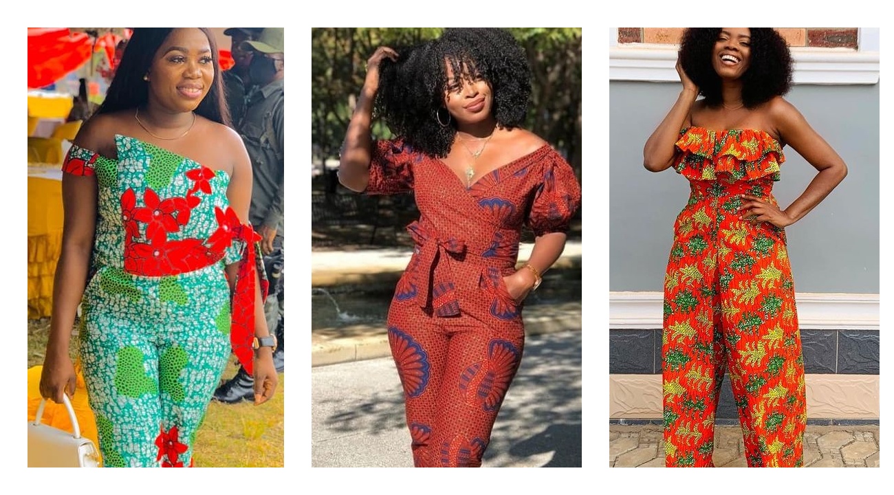 Latest Ankara Jumpsuit Styles 2021 For Women's - shweshwe 4u