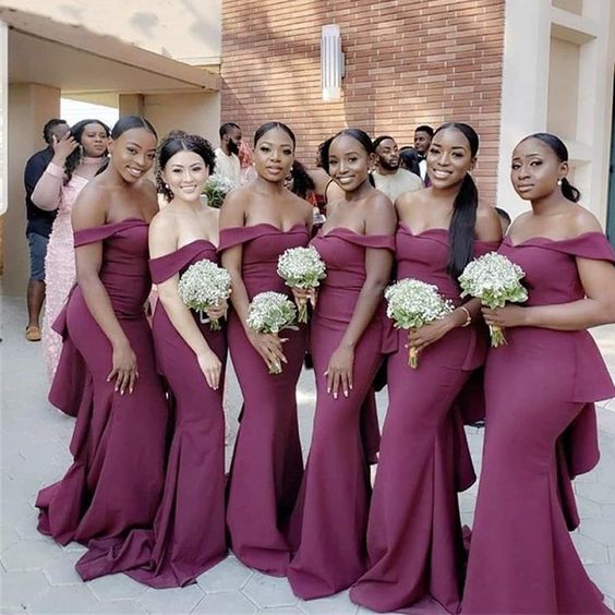 Excited African Bridesmaids Dresses 2021 