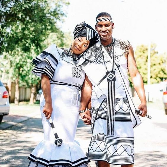 A Xhosa Engagement Dresses For African Women's 2021 - shweshwe 4u