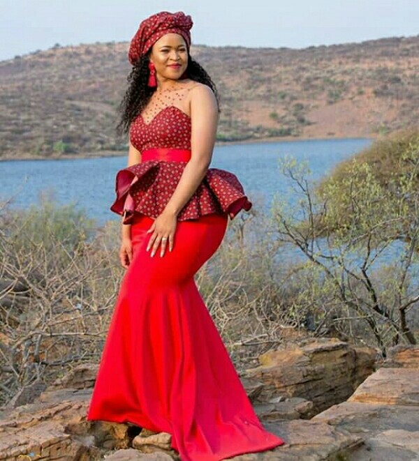 Elegantly Designed Shweshwe Dresses For Makoti Shweshwe 4u 