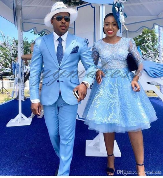 Tswana Traditional Wedding Dresses 2021 For Ladies - shweshwe 4u