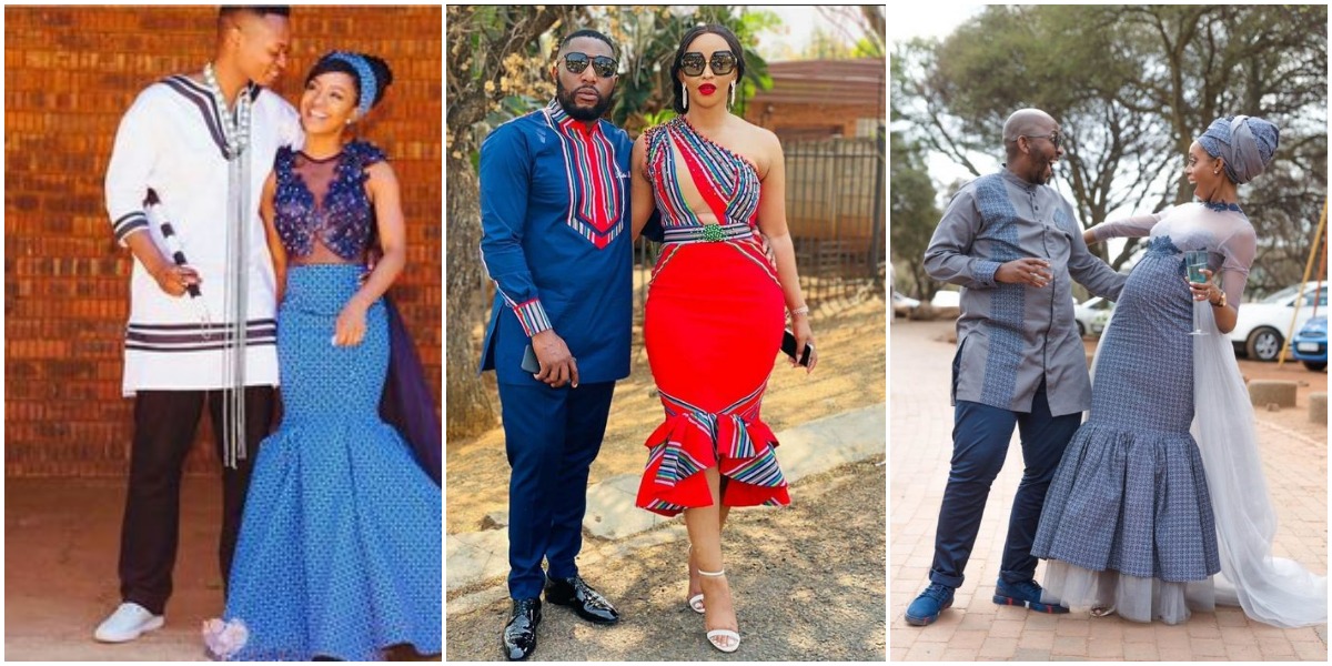 shweshwe dresses For Couples 2021 