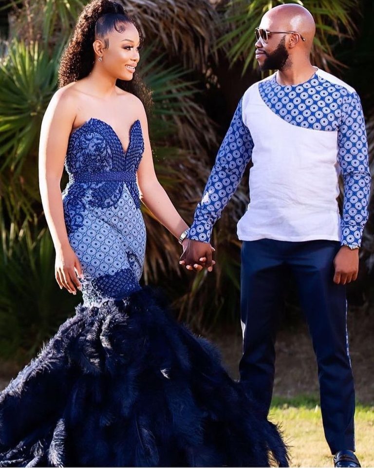 Latest Tswana Wedding Dresses For African Ladies - Shweshwe 4u