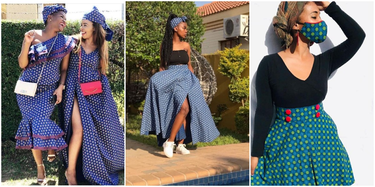 Latest Shweshwe skirts 2022 For African Women's