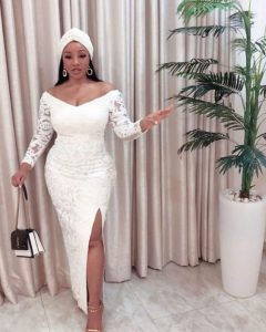 2021 white lace styles