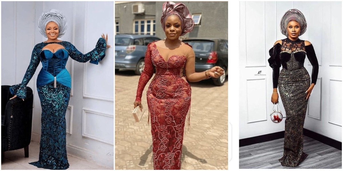 Asoebi Dress Styles For Church 2022, Wedding & Engagement