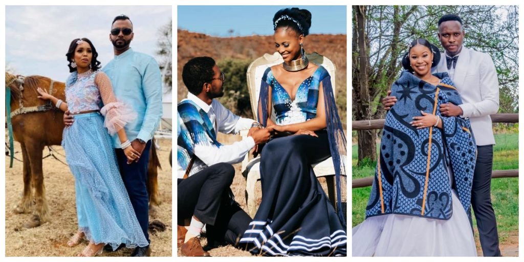 Botswana Traditional Wedding Dresses 2022 For Tswana Womens Shweshwe 4u