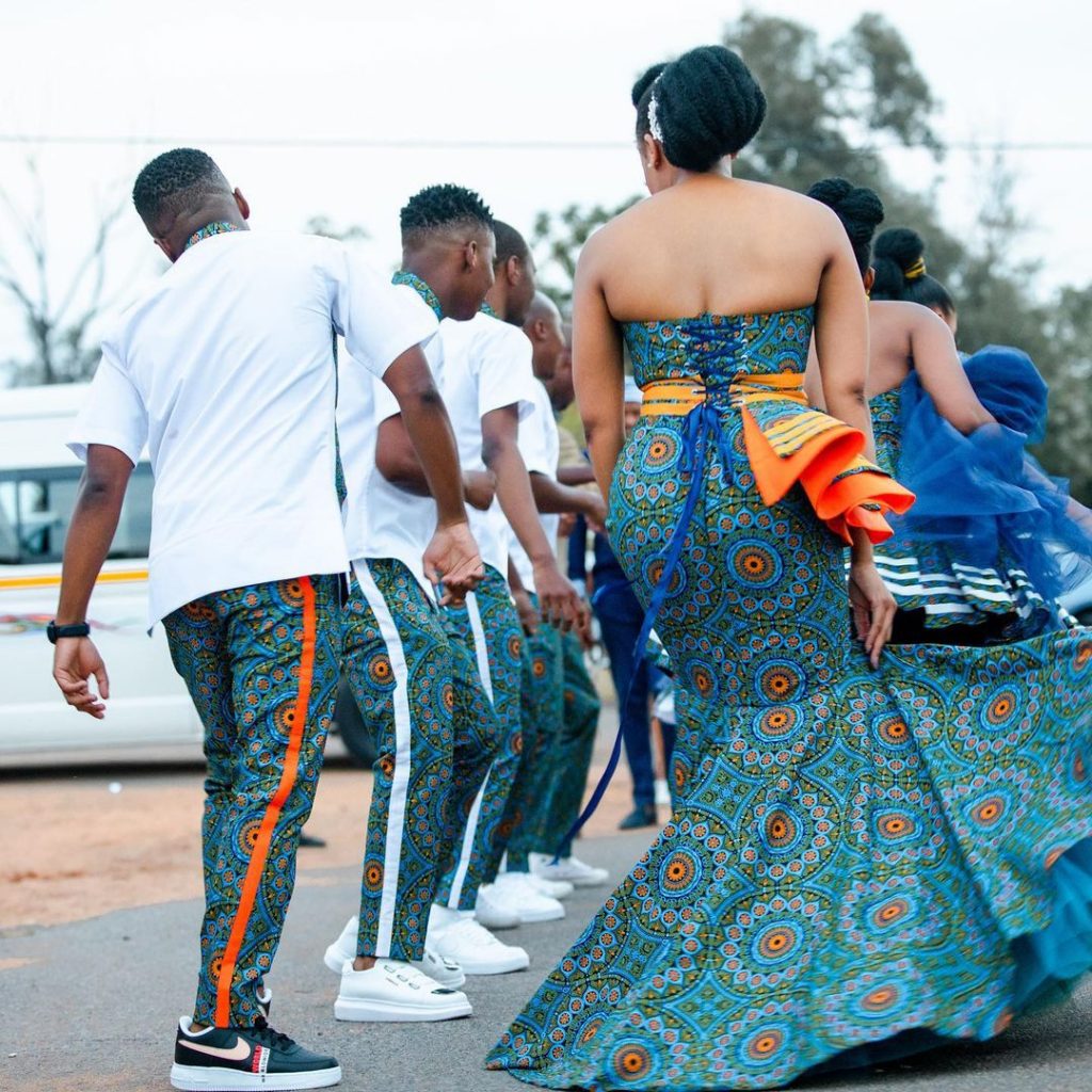 Botswana traditional Wedding Dresses 2022 For Tswana Women's - shweshwe 4u