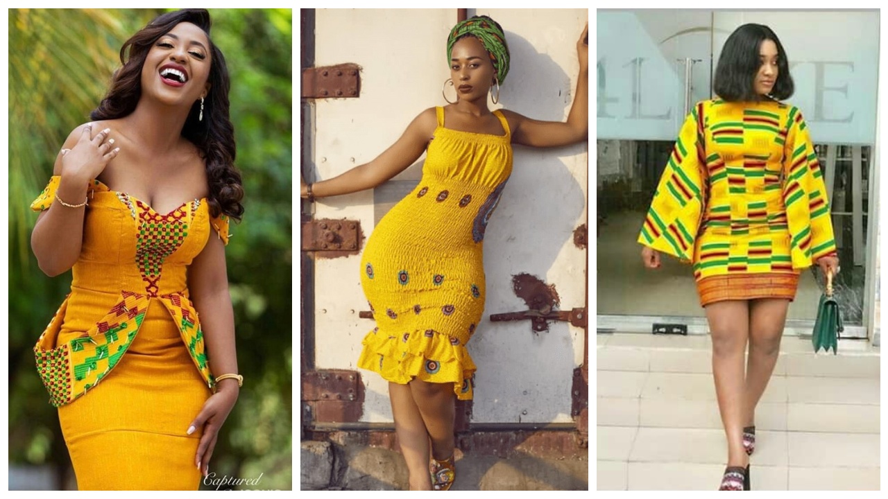 Beautiful Yellow African Dresses