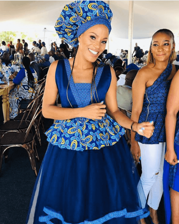 Newst Elegantly Designed Shweshwe Dresses for Makoti - shweshwe 4u