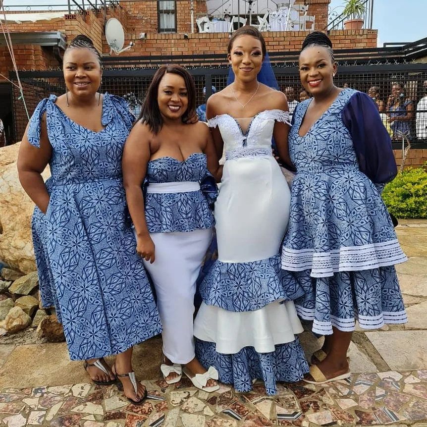 Botswana traditional attire 2022 For African Women's - shweshwe 4u