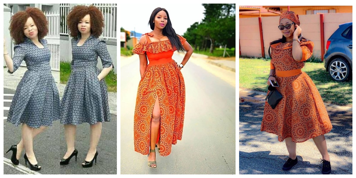latest Shweshwe Patterns For African Ladies