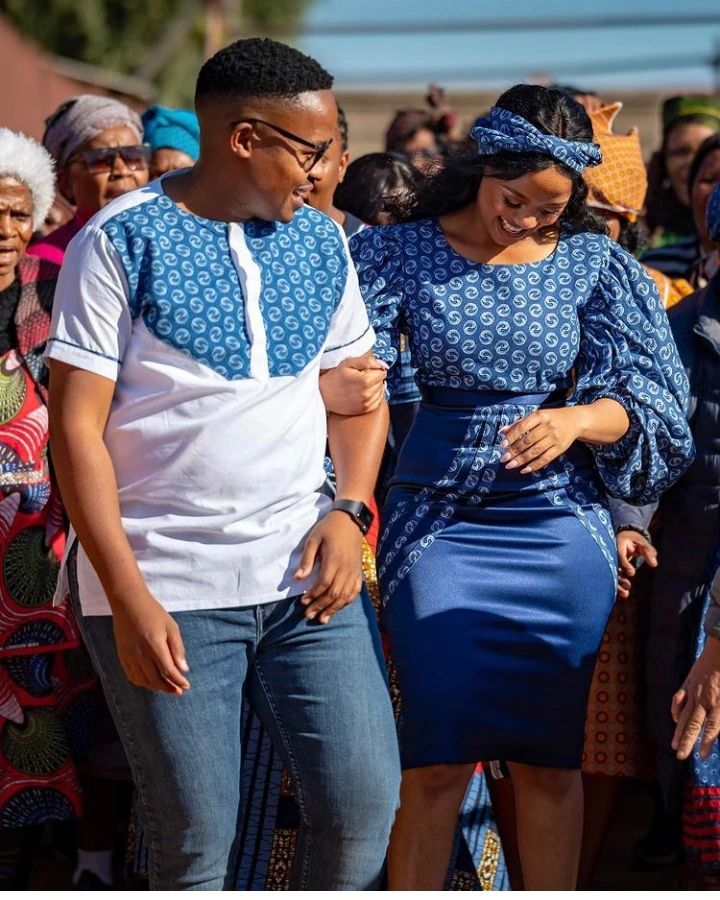 Sotho traditional attire sale for couples