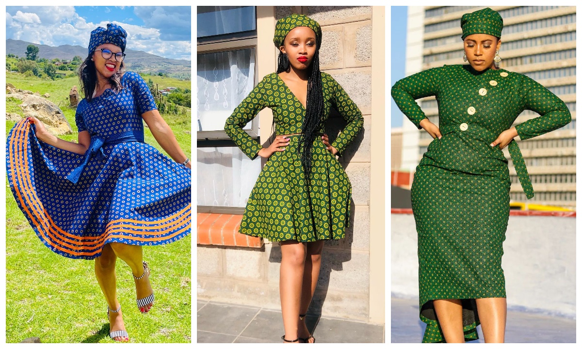 Latest Seshoeshoe Dresses 2022 for African Ladies