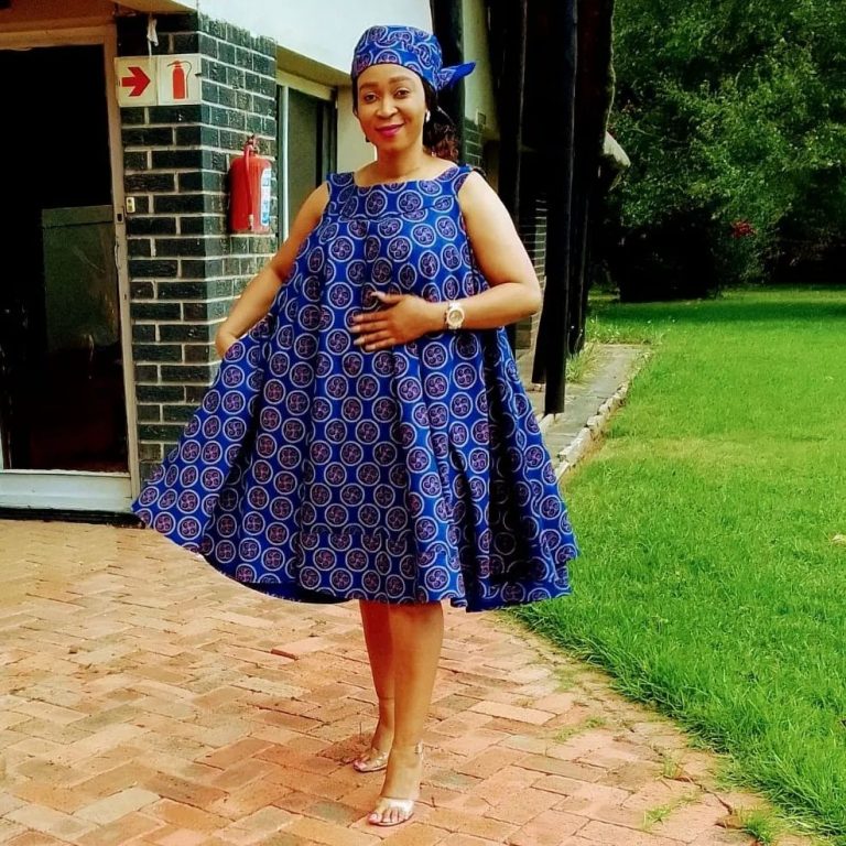 Amazing Traditional Shweshwe Dresses for Makoti 2023 - shweshwe 4u