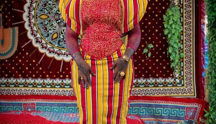 Unique Kente Styles For Wedding Party 2023 (11)