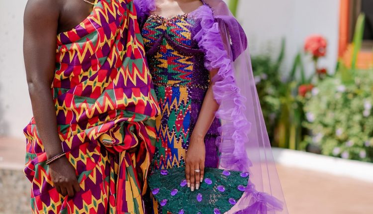 Unique Kente Styles For Wedding Party 2023 (5)