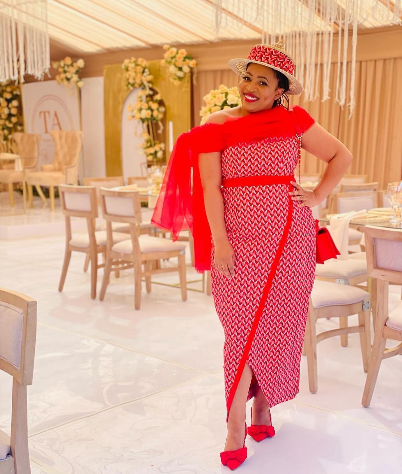 Tswana traditional dresses for hot sale bridesmaids