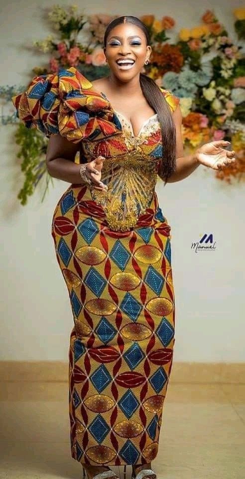 Modest Ankara Styles for Wedding
