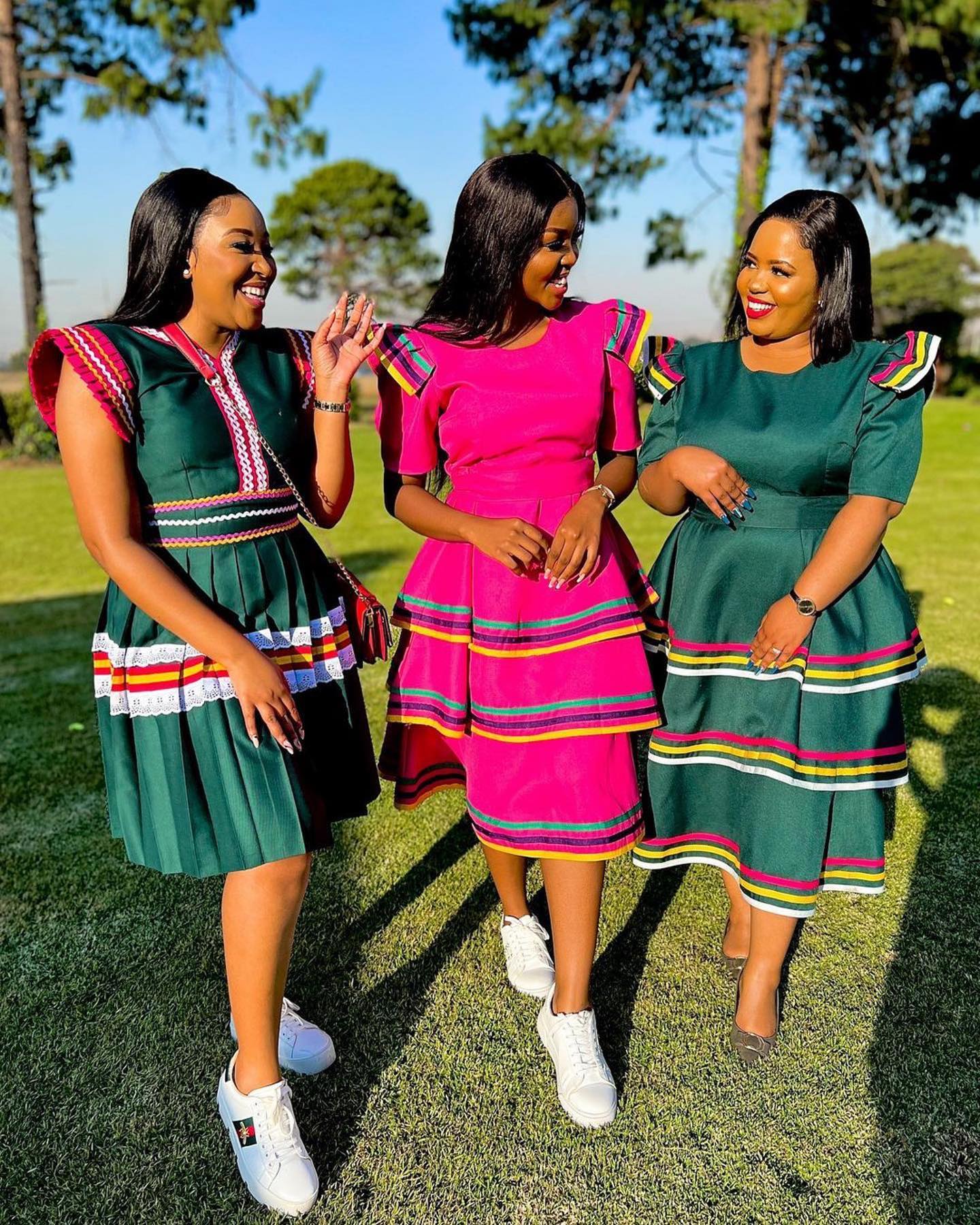 The Colors And Patterns Of Sepedi Traditional Attire Shweshwe 4u 5902