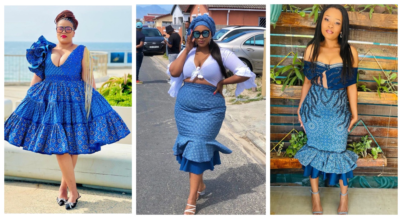 Shweshwe dresses photos For African Womens