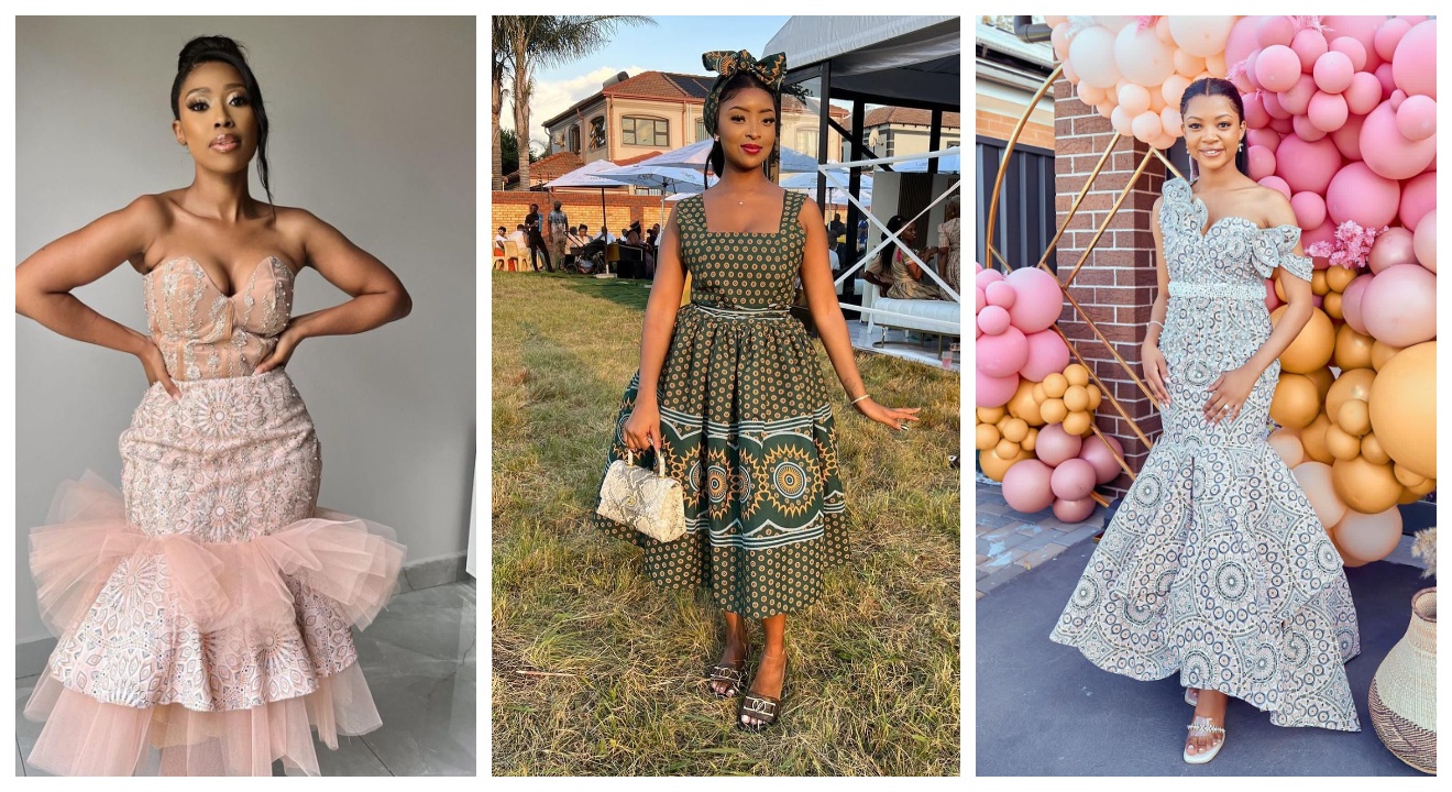 Beautiful tswana traditional outlet dresses