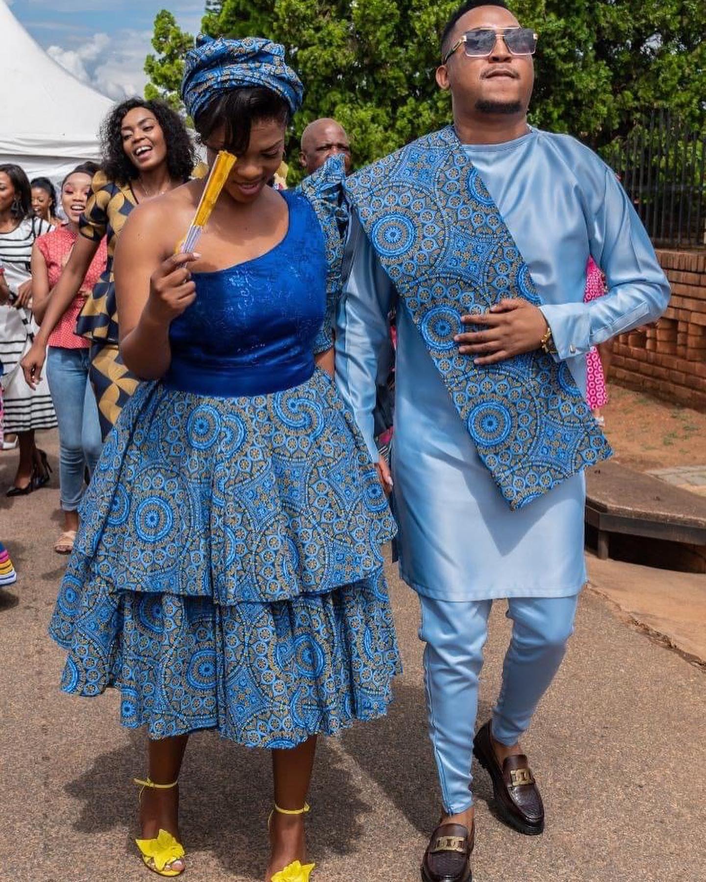 Trendy Tswana Dresses For African Wedding 2024 - Shweshwe 4u