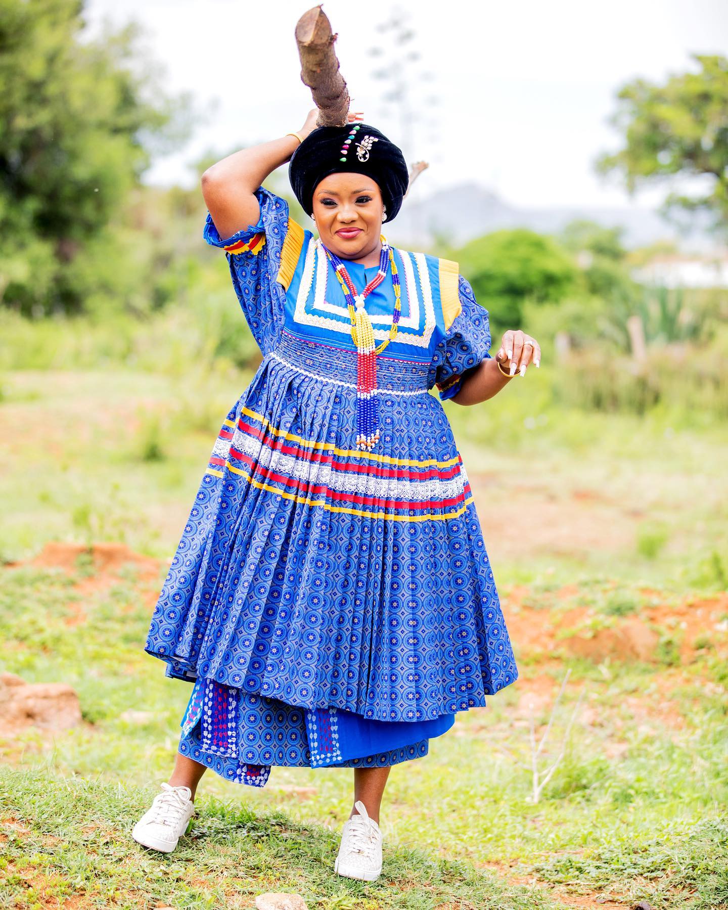 Have you ever tried Sepedi typical wedding ceremony dresses? It is one of the most vivid tribes in South Africa due to the fact it is made of vibrant hues that signify happiness