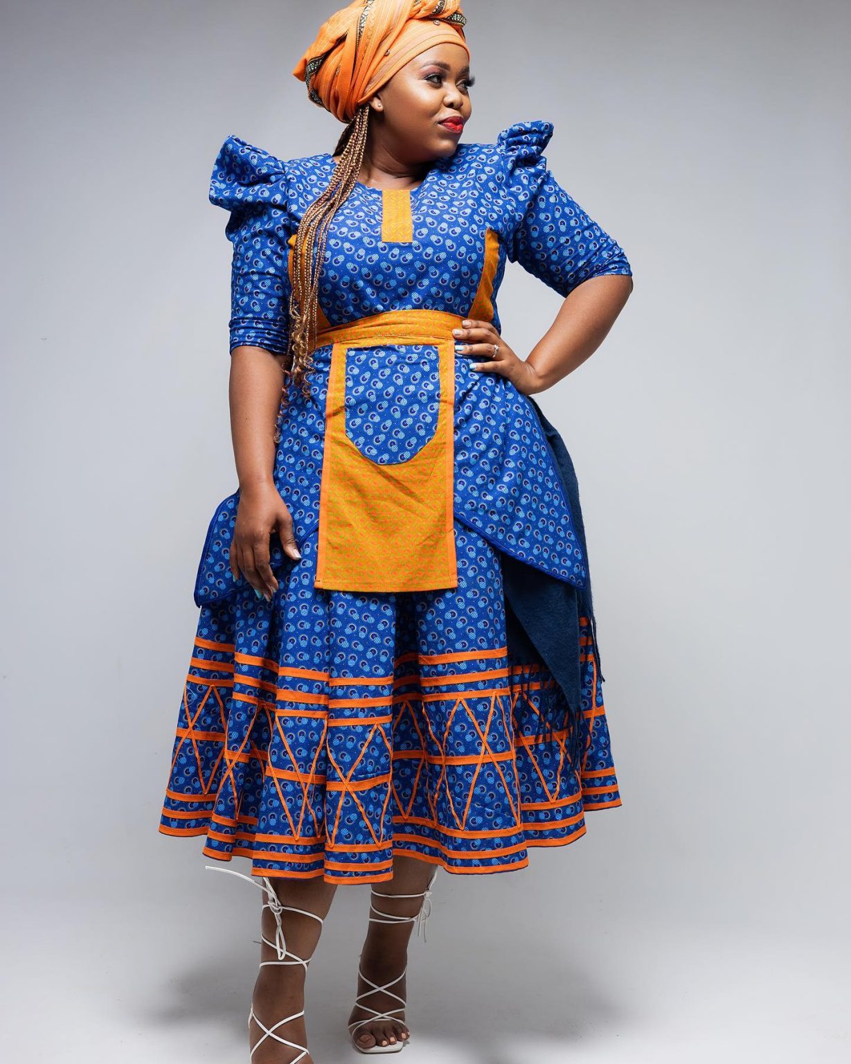 Trendy Makoti Shweshwe Dresses For Marriage 2024 - shweshwe 4u