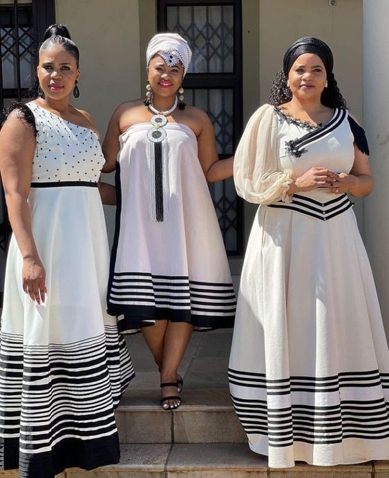 Latest Xhosa Traditional Wedding Attire For Ladies 2024 - shweshwe 4u