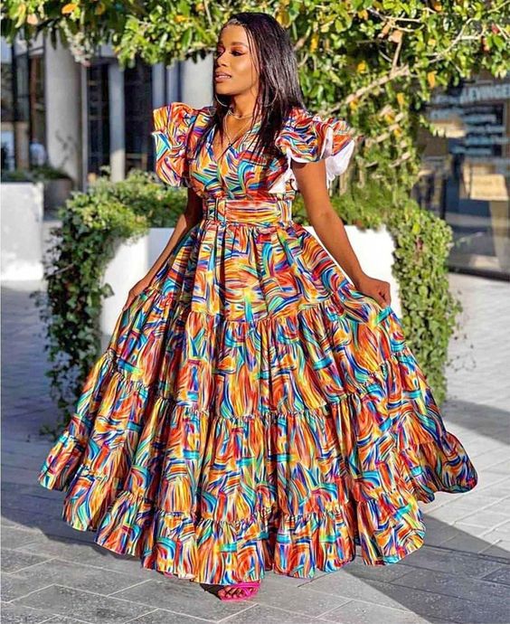 Elegant Kitenge Dresses of 2024 for Cute Ladies