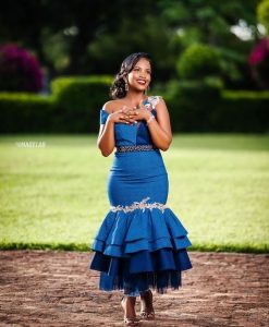 Latest Stylish Shweshwe Dresses for Beautiful Women 2024