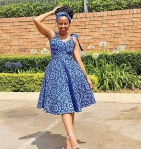 A Queen’s Attire: Majestic Tswana Dresses for Brides in 2024